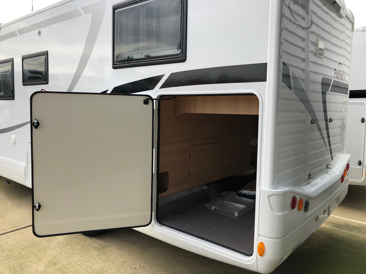 SimpsonsMCC's tweet photo. Do you need a #motorhome with a big garage for storage? Have you seen the @MclouisUK #Fusion Motorhomes range? They have some of the largest storage space you could need in your motorhome! Speak to our sales team for more info https://t.co/UmdqaZbWNS https://t.co/9e5mlzx5xP