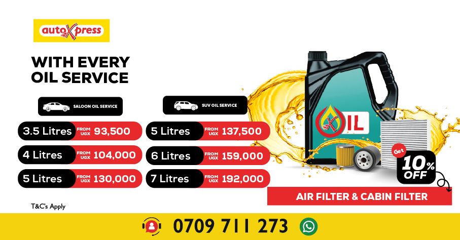 AutoXpressUg's tweet photo. Fresh oil protects your engine, but clean filters protect what breathes inside and out. For a limited time, get 10% off both air and cabin filters when you come in for an oil service. Keep your engine running efficiently and your cabin air crisp and clean on every drive. Beat the rush by booking your appointment at AutoXpress today.