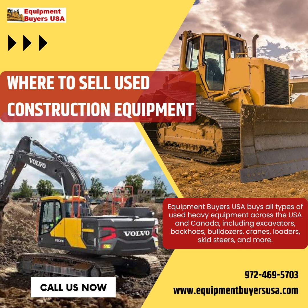 WhoOil's tweet photo. Where To Sell Used Construction Equipment

Equipment Buyers USA is your trusted partner for buying all types of heavy machinery. Backhoes, bulldozers, cranes, and excavators—we buy it all!

#whobuysequipment #ihaveequipmenttosell #whobuysheavyequipment https://t.co/AOKSIIsBqd