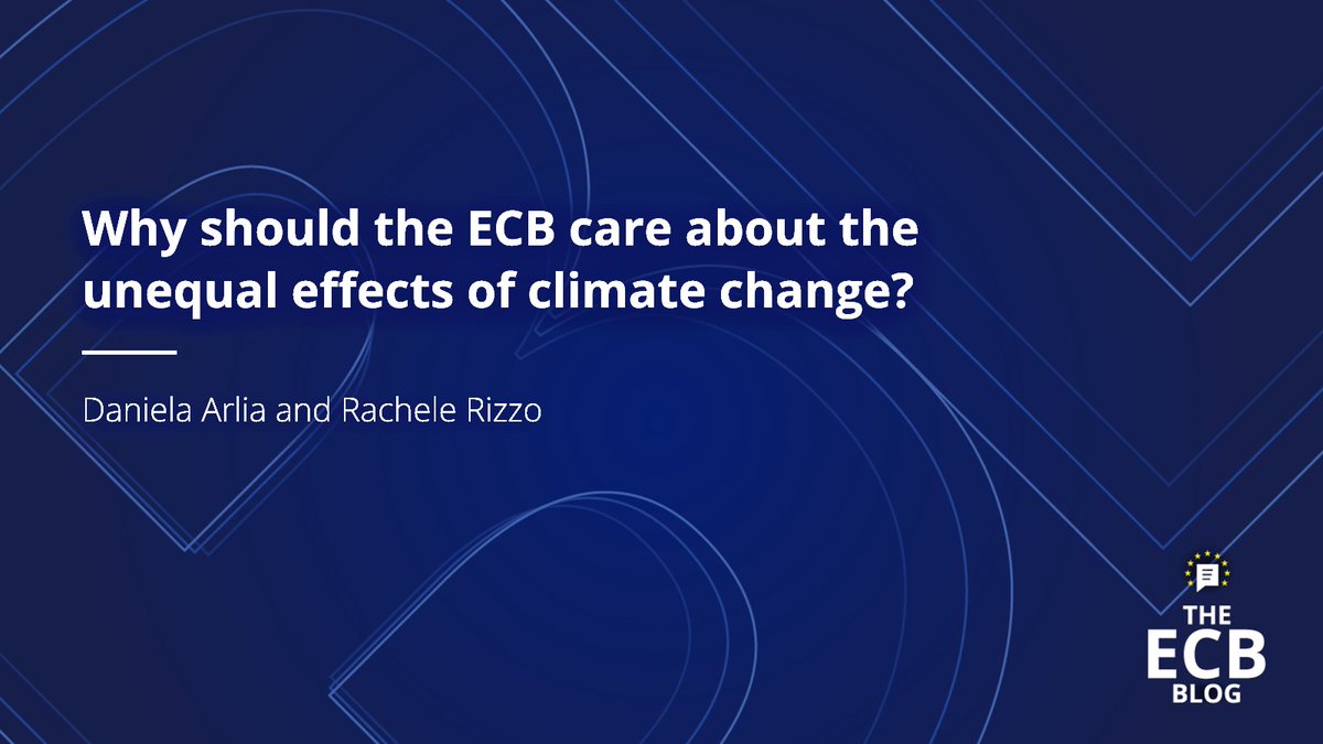 ecb's tweet photo. Climate change and the transition to a carbon-neutral economy do not affect everyone equally. 

The distributional effects of climate change and the transition can become relevant for price and financial stability https://t.co/qw8NTgb57r https://t.co/BcaTi7YPjv