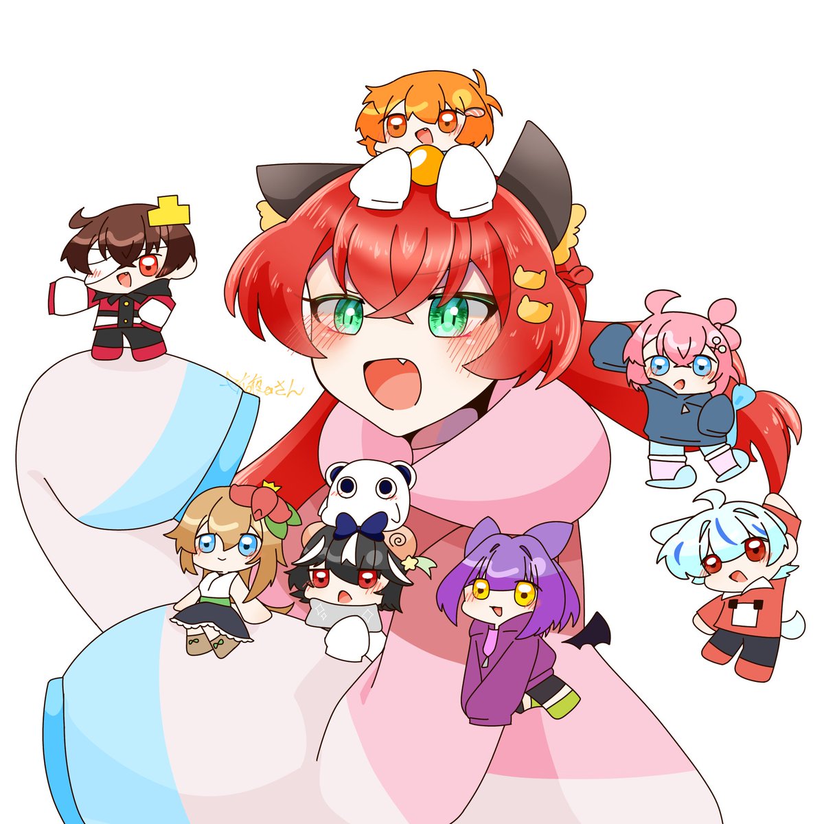 Rain334146's tweet photo. #おどみん周年メッセージ企画
#おどみん絵
素敵な企画に参加させて頂きました！
メンバーのわちゃわちゃかんが大好きです！

…4分の土下座ですごめんなさい https://t.co/UDbQ4702qH