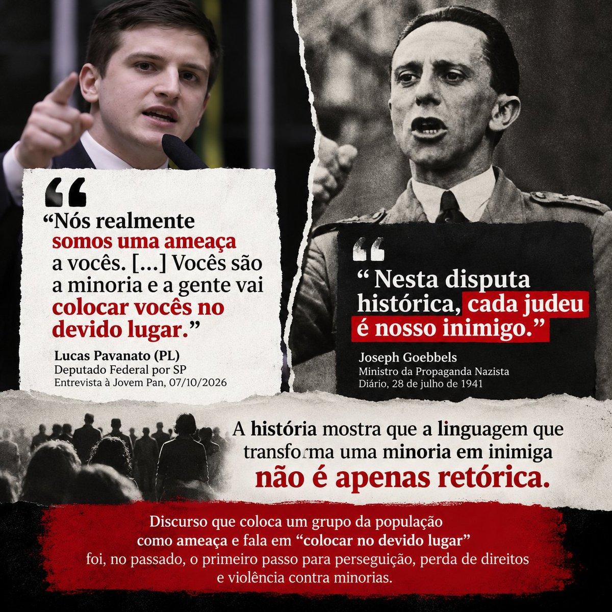 RodolfoRHF's tweet photo. Basicamente é isso... 
Lucas Pavanato  se entitula uma ameaça.
Agora imagina o eco que faz na cabeça de quem votou nele. https://t.co/qx9r9CFdnL