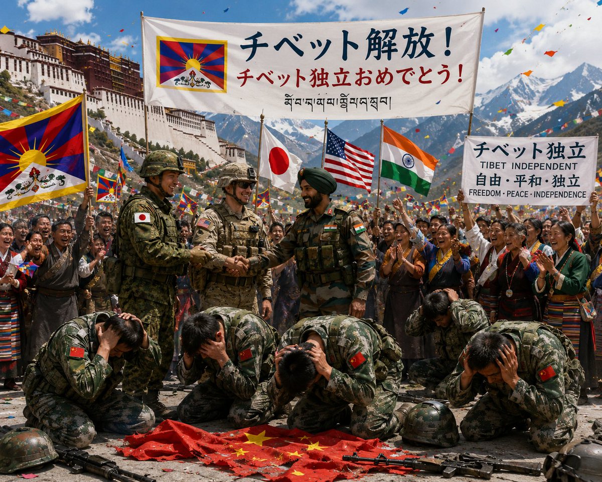 THkUGjDFW485133's tweet photo. チベット独立万歳！

チベット民族は必ず中国帝国主義による植民地支配に打ち勝ちます！

#西藏独立
#FreeTibet https://t.co/GofTOvFKEz