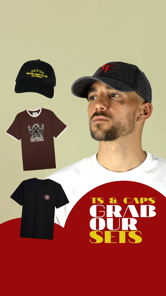 Hedonskate's tweet photo. Inferno Cap + Roces Tee = easy combo. 🔥
Grab the Inferno Classic Cap + Roces Tee bundle for a seriously discounted price.
Was €70
Now only €35!
Half the price, full style. Perfect for everyday wear, skate sessions, or just repping Roces off the skates.
Limited deal https://t.co/6KFyWYbFMk