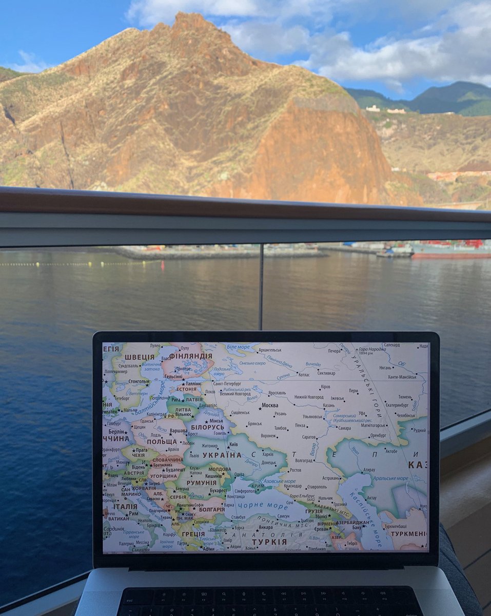MtnMapper's tweet photo. Doing a little early morning work on the Ukrainian version of Equal Earth before setting off to explore La Palma, Canary Islands. https://t.co/PIXDbFWSr5