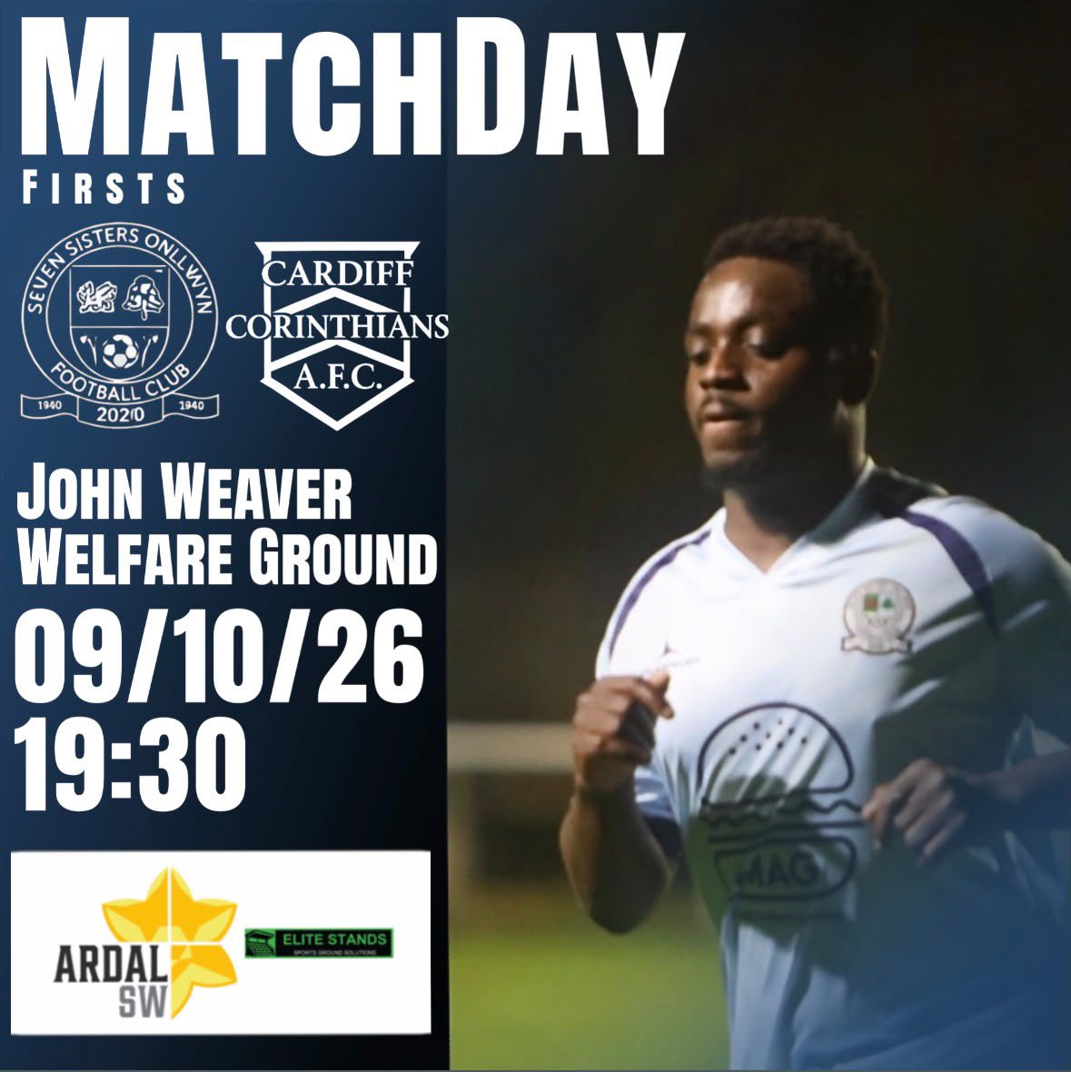 7SistersOnllwyn's tweet photo. 🌟Friday Night under the Lights🌟

We welcome @CardiffCorries_ to the @John_WeaverLtd Welfare Ground tomorrow evening.

Clubhouse open from 6pm. 

Please respect our neighbours and park at the Welfare Hall if attending the game.

💙💚 https://t.co/QGlFutfAlX
