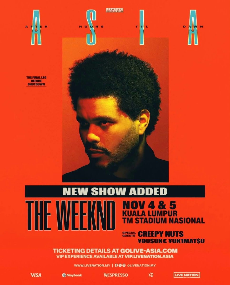 ivy_chemis7g's tweet photo. 3x The Weeknd: After Hours Til Dawn Tour
📍 Rajamangala National Stadium, Bangkok
📅 Sun, Oct 11, 2026 @ 5:00 PM
✅ In-app mobile transfer ready
📩 DM for price & details!
#TheWeeknd #TheWeekndBangkok #AfterHoursTilDawnTour #TheWeekndTickets #WTSTickets #TicketForSale https://t.co/Pg0ZyVtb6Q