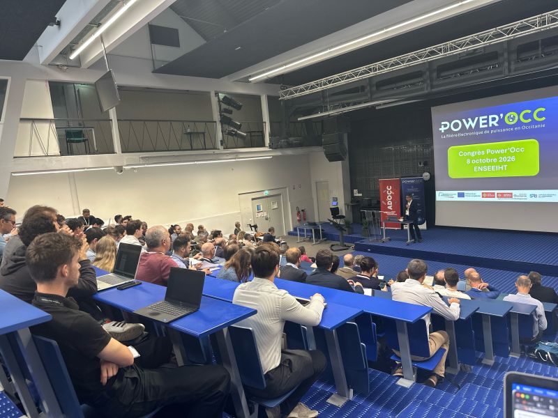 ADOCC_'s tweet photo. [EN DIRECT]⚡️ C’est parti pour la 5e édition de Power'Occ !
Près de 200 participants réunis à l’ENSEEIHT autour de l’électronique de puissance en @Occitanie .

🎯 Cette année : l’IA au service de l’électronique de puissance, pour explorer les innovations et usages qui transforment la filière.