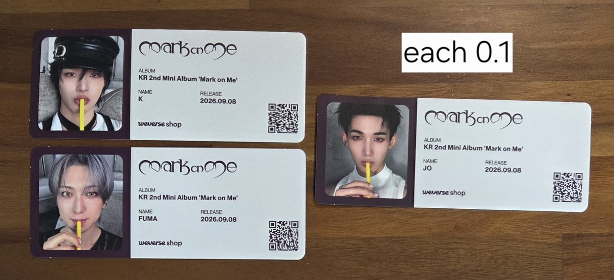 us2yxif's tweet photo. &amp;TEAM 앤팀 포카 양도

반택 +0.2
일택 +0.4

https://t.co/Ph0EGTRyjb

andteam mark on me 앨범 wts 앤팀 마크온미 분철 양도 판매 위버스 대면 팬싸 특전 미공포 유니버셜 의주 후마 케이 니콜라스 유마 조 죠 하루아 타키 마키 k fuma nicholas ej yuma jo harua 재팬 포토카드 https://t.co/j4kg8ZMhv3
