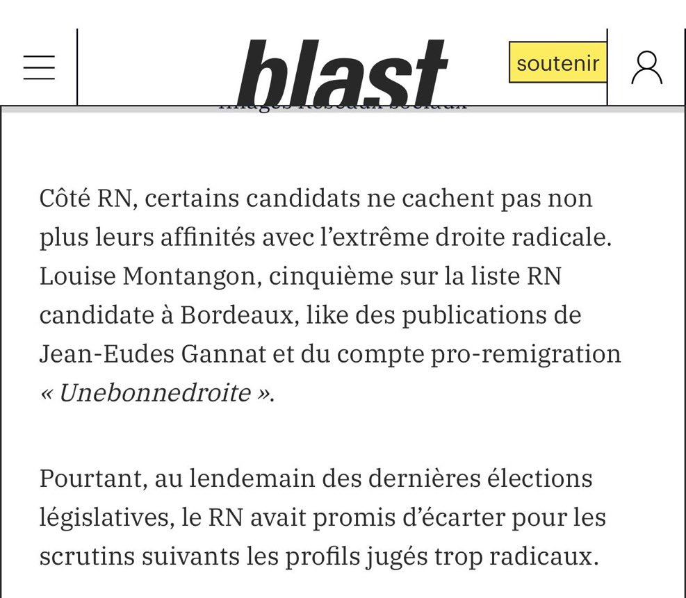 Portes_Thomas's tweet photo. Le syndicat des saluts nazis, fait parler Louise Montangon, une militante du RN qui like les publications d’un néonazi. La boucle est bouclée. https://t.co/ojp9rxVNn6