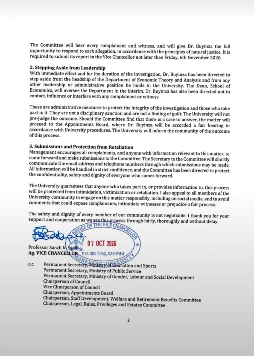 MujuziProf's tweet photo. Such a committee should be chaired by a lawyer and also have more "legal minds" as members. Don't expect people who know almost nothing about the law of evidence (especially standards of proof &amp; admissible or  inadmissible evidence) to investigate this issue competently. https://t.co/ZbnQ9STnvP