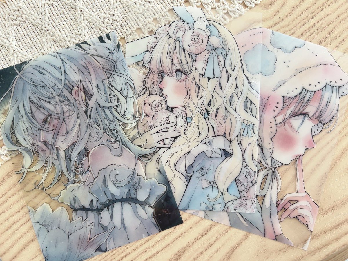Ocha_Toaru_0303's tweet photo. 透け感が可愛いクリアポストカード https://t.co/J6PZXBIZc4