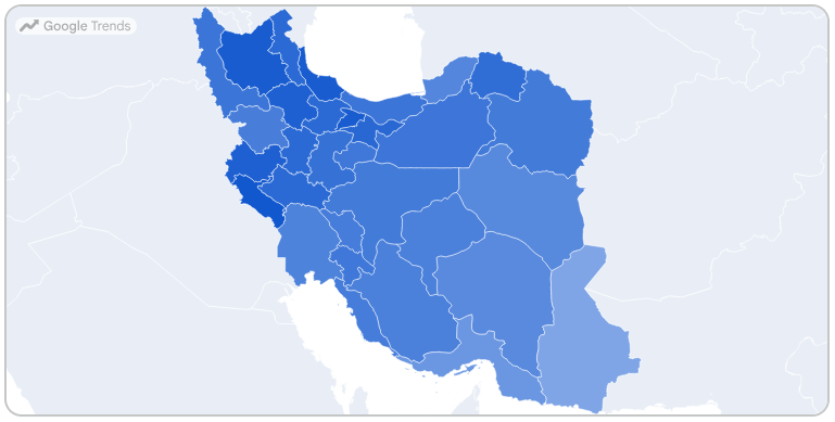 alih_net's tweet photo. آمار جست‌وجوی کلمه «طاعون» توی گوگل جالب توجهه

بین سال‌های ۱۲۰۷ تا ۱۲۱۴، #طاعون جان ۳۰ هزار نفر در تبریز و هزاران نفر رو در رشت و غرب ایران گرفت 

امروز هم مردم همین مناطق بیشتر از استان‌های دیگه «طاعون» رو جست‌وجو کردند

انگار نگرانی تاریخی مشترکی بین مردم این مناطق وجود داره https://t.co/xcryQjN8uC