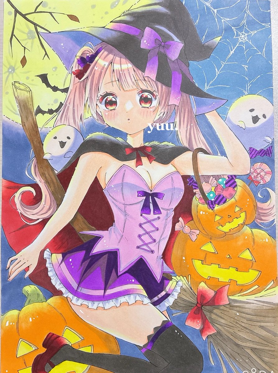 tan4tan44's tweet photo. ハロウィン完成🎃🕸

販売⬇️
https://t.co/IqWDuQ3Xj1

 #イラスト  #illustrations https://t.co/11o7P237tY