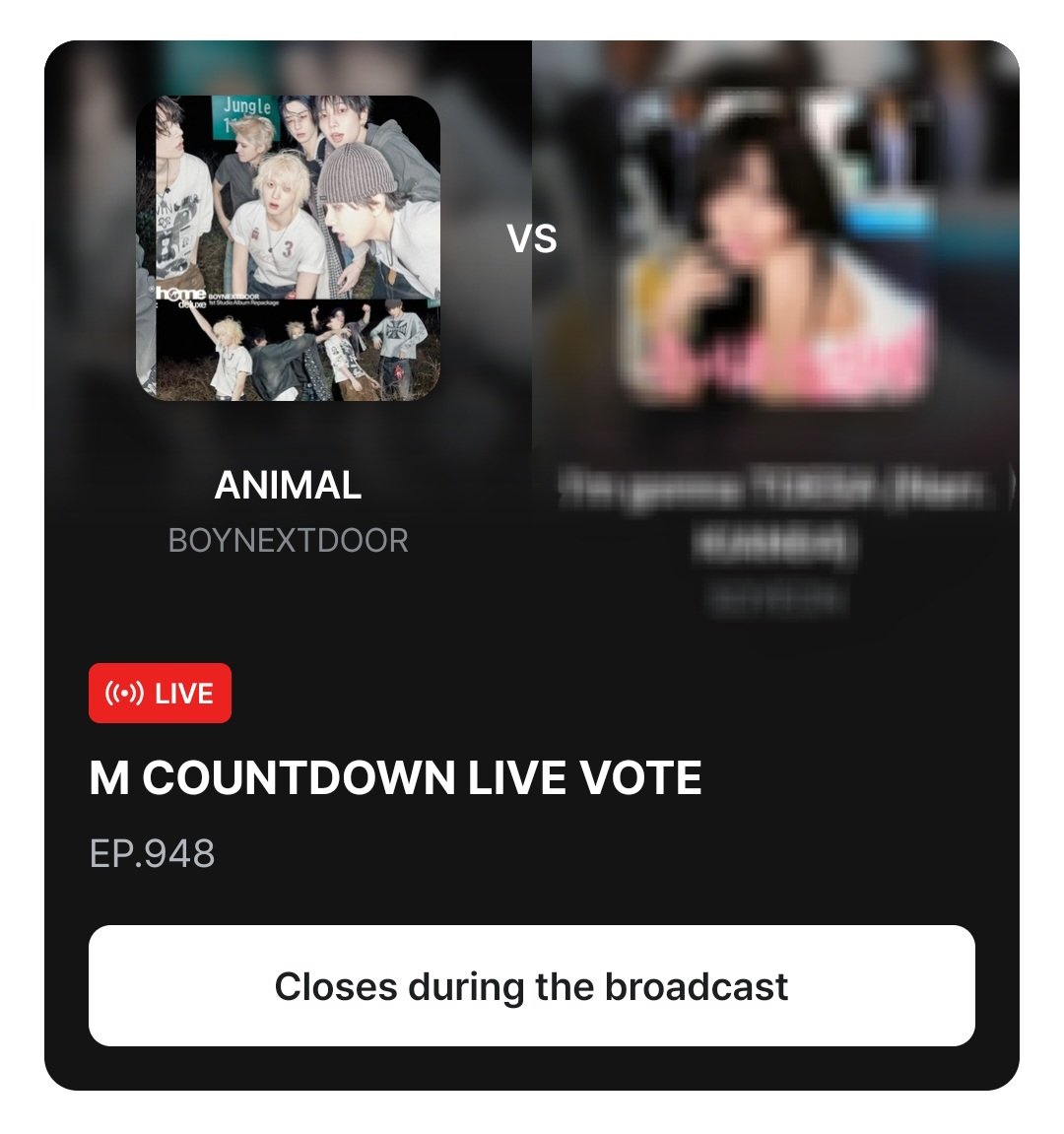 bndinavt's tweet photo. [#MNETPLUS] LIVE VOTE EXPRESS! 🚀⚡

🚨 Express delivery is LIVE‼️

Send your priority support for #BOYNEXTDOOR now before it closes! 🚚💨

[EP.948] MCD LIVE VOTE
⏰ NOW ~ 17:40 WIB
📍 Mnet Plus App
🗳️ 5 votes/acc
🔗 https://t.co/sBiF3X4Qnj

Let's secure #1 spot and make ANIMAL encore happen, ONEDOOR! 🏆🥇

#OnedoorVoteAnimal
#HOME_DELUXE