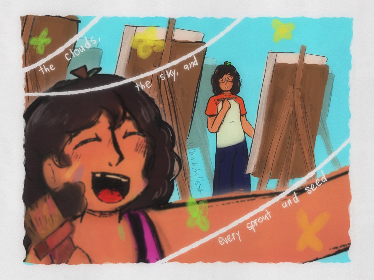 elawashere's tweet photo. This scene from the song “Clover ft. Chis-a” by Flavor Foley got me so emotional that I just HAD to redraw it as myself #flavorfoley #vocaloid #redraw #artist #art #digitalarg #clover #chisa #clover #cloverflavorfoley https://t.co/ACOIgpBsvv
