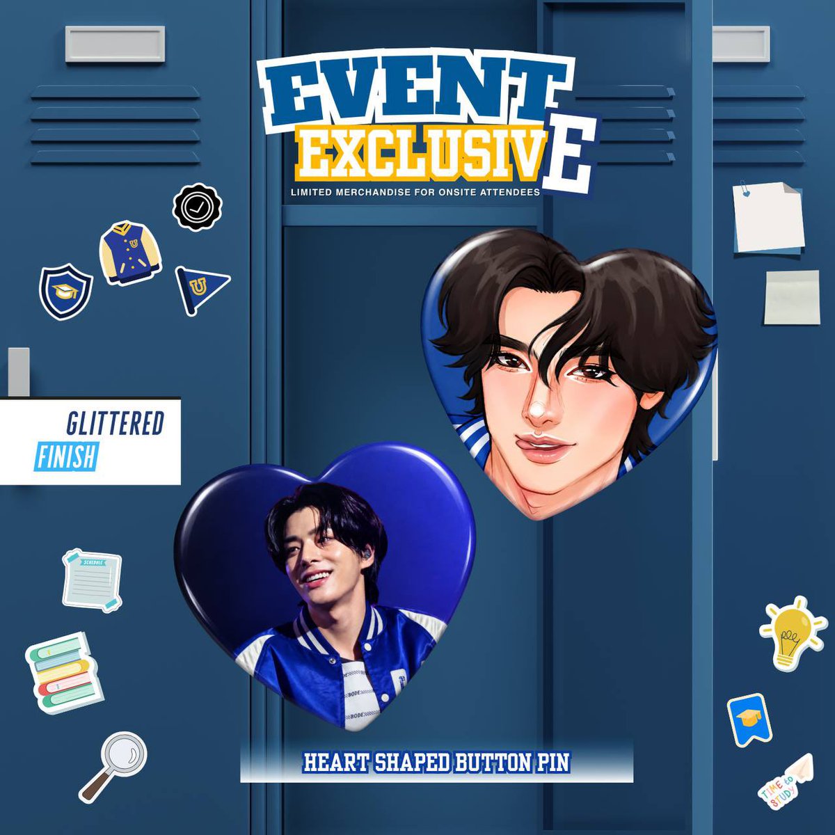 enhavault's tweet photo. Make your way to Meet Me at Jake U and take home our adorable 𝙃𝙚𝙖𝙧𝙩-𝙎𝙝𝙖𝙥𝙚𝙙 𝘽𝙪𝙩𝙩𝙤𝙣 𝙋𝙞𝙣! ✨Perfect for your bag, lanyard, or your growing JAKE collection. 💙

Don’t miss out—get yours now! ✨
🔗 https://t.co/LRdHsxbKRf

#MeetMeAtJakeU https://t.co/SPIYhvDcUY