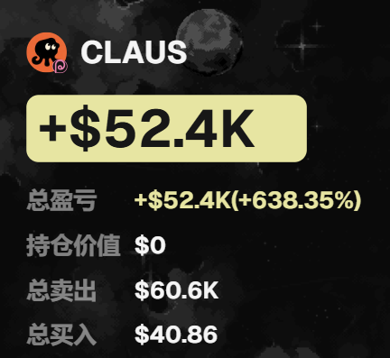 gcy2026's tweet photo. 🎉 $CLAUS 现价16M DYOR

这位GEM拿 GMGN 精准扫到了，从 $40.86 —》 $60.6K 拿下了

快速复制聪明钱包策略：https://t.co/NOjAp9NHJ0

情报和工具一起上，帮你抓下一个热点。

玩赚meme币的终极套路：扫链工具+聪明钱推送=百倍神话

CA：0x1b54e762aa34cf6e28e9c082f2848e28e45da6b8

叙事总结：Claus 发帖谈及圣诞老人节。背景为圣诞老人节，其标志展示了圣诞老人。