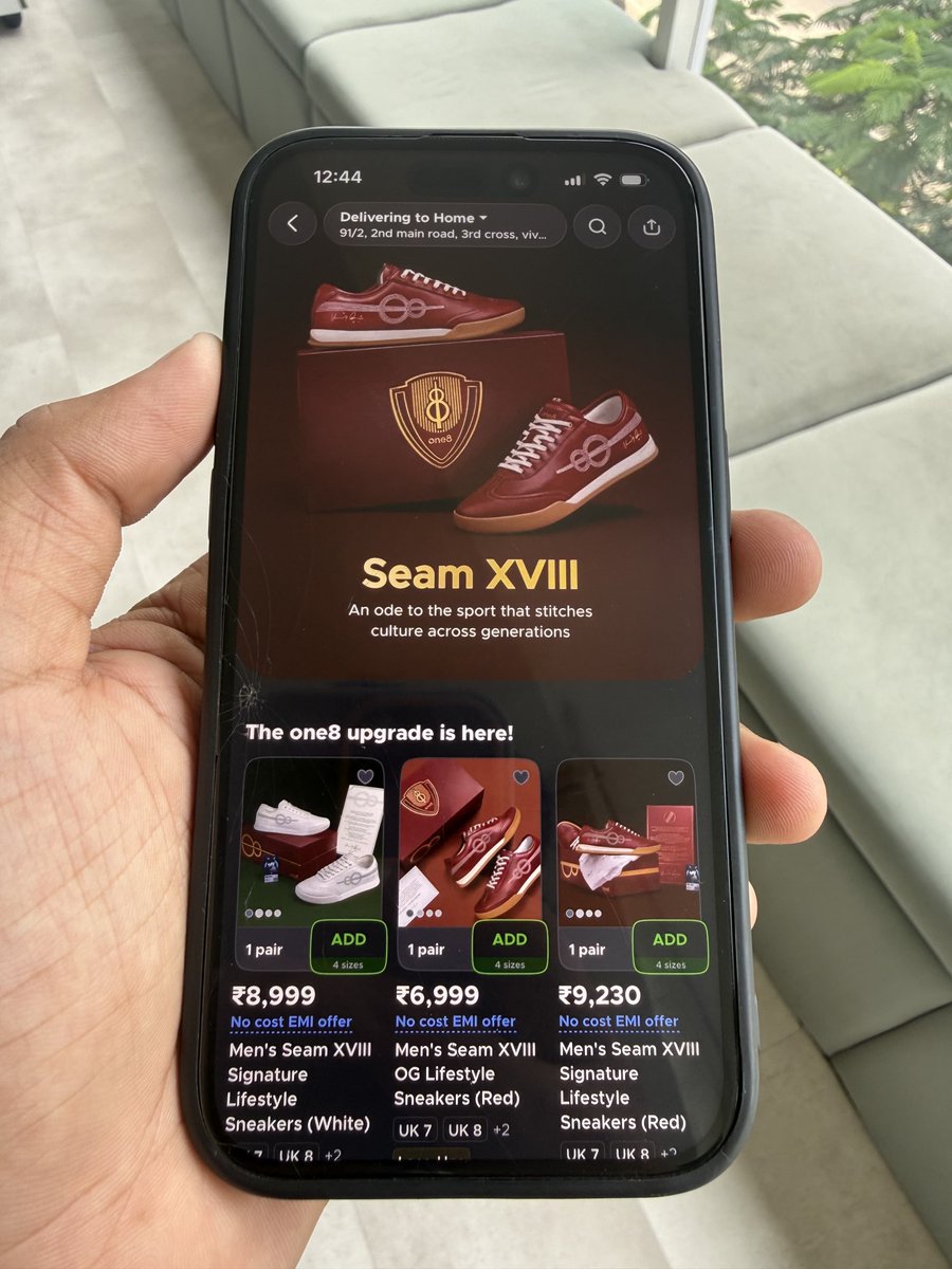 junedansar39025's tweet photo. The One8 experience just got more convenient, and Blinkit is making it happen. #One8OnBlinkit
https://t.co/DgTHFLmc96