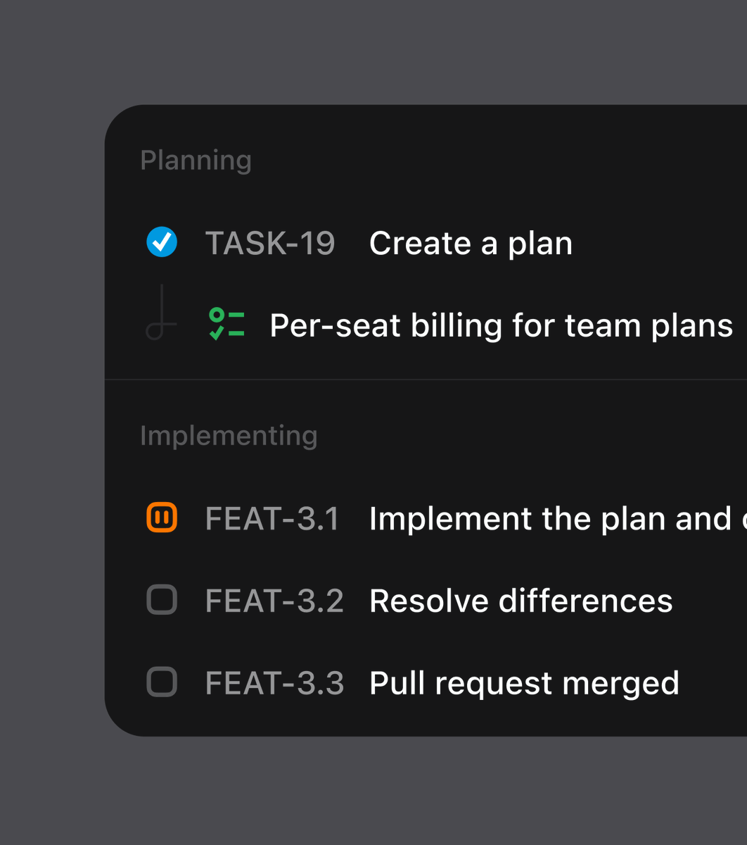 justvasi's tweet photo. Some details around Tickets. Human tasks, agent jobs and clear indicators what needs action next. The goal is to oversee and unblock, rather than manage. https://t.co/OoQ3AGrLeh