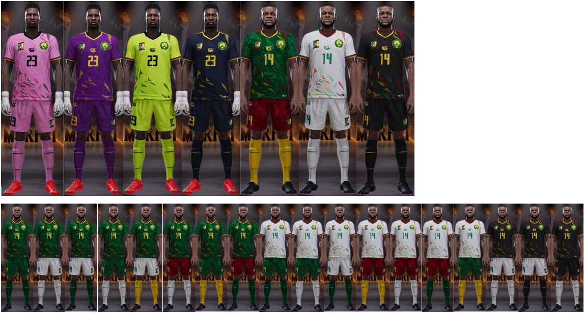 pesfiles_com's tweet photo. PES 2021 Cameroon NT Kitpack Season 2026/27 by Tiozinho
https://t.co/CitUAECZHw
Cameroon national team kits for #PES2021
#eFootball2027 #PES2021 #eFootball #pesfiles #PES2017 #PES https://t.co/SbRl7I8hN6
