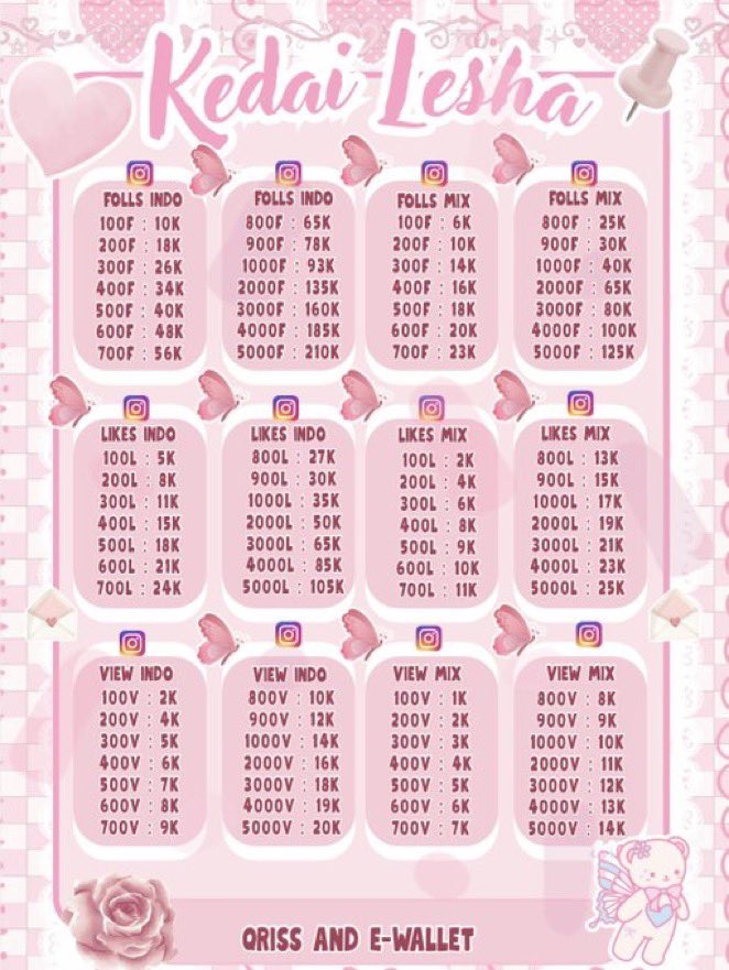 lulicyy's tweet photo. wts jual followers likes views ig tiktok shopee instagram youtube x twitter fast upfoll https://t.co/3ni6ZvJnJh