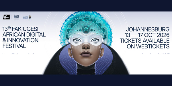 WitsUniversity's tweet photo. Fak’ugesi is back and Johannesburg is about to become a playground for Africa’s digital imagination. ⚡

From 13–17 October, #Fakugesi2026 brings together talks, films, performances, gaming, XR, installations, hackathons and immersive experiences across Wits and Braamfontein under the theme African Imaginaries.

Five days. Multiple venues. One festival exploring how Africa remembers, imagines and builds its futures.

📅 13–17 October 2026  
🔗 Full programme & registration: https://t.co/BOGkKF8xG6  
📰 Read More: https://t.co/0QcswB0YmD

#Fakugesi #AfricanImaginaries #DigitalInnovation #WitsForGood