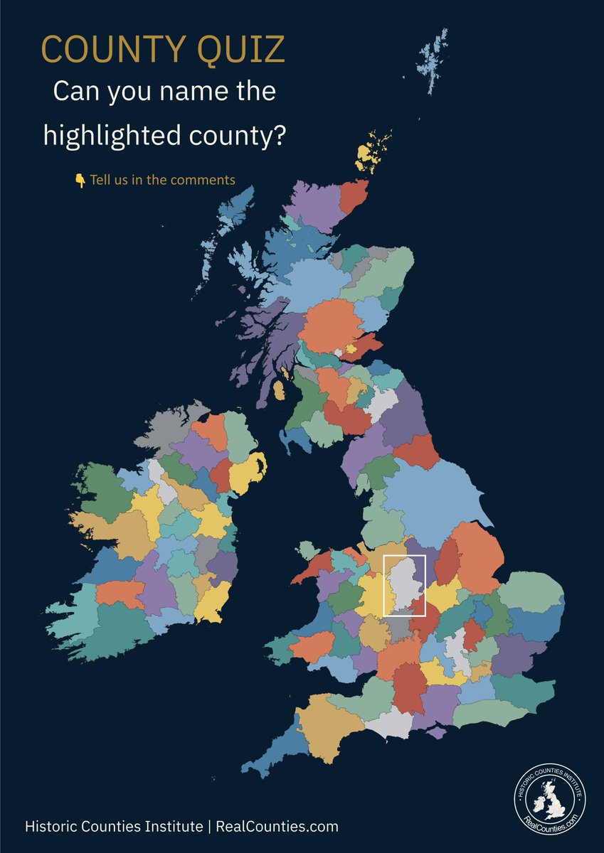 RealCounties's tweet photo. 🗺️ COUNTY QUIZ 🗺️

Can you identify the highlighted county from its outline alone? No place names, no clues - just the county boundary.

Put your answer in the comments. 👇

Follow for more county quizzes! https://t.co/TypMtIhThr