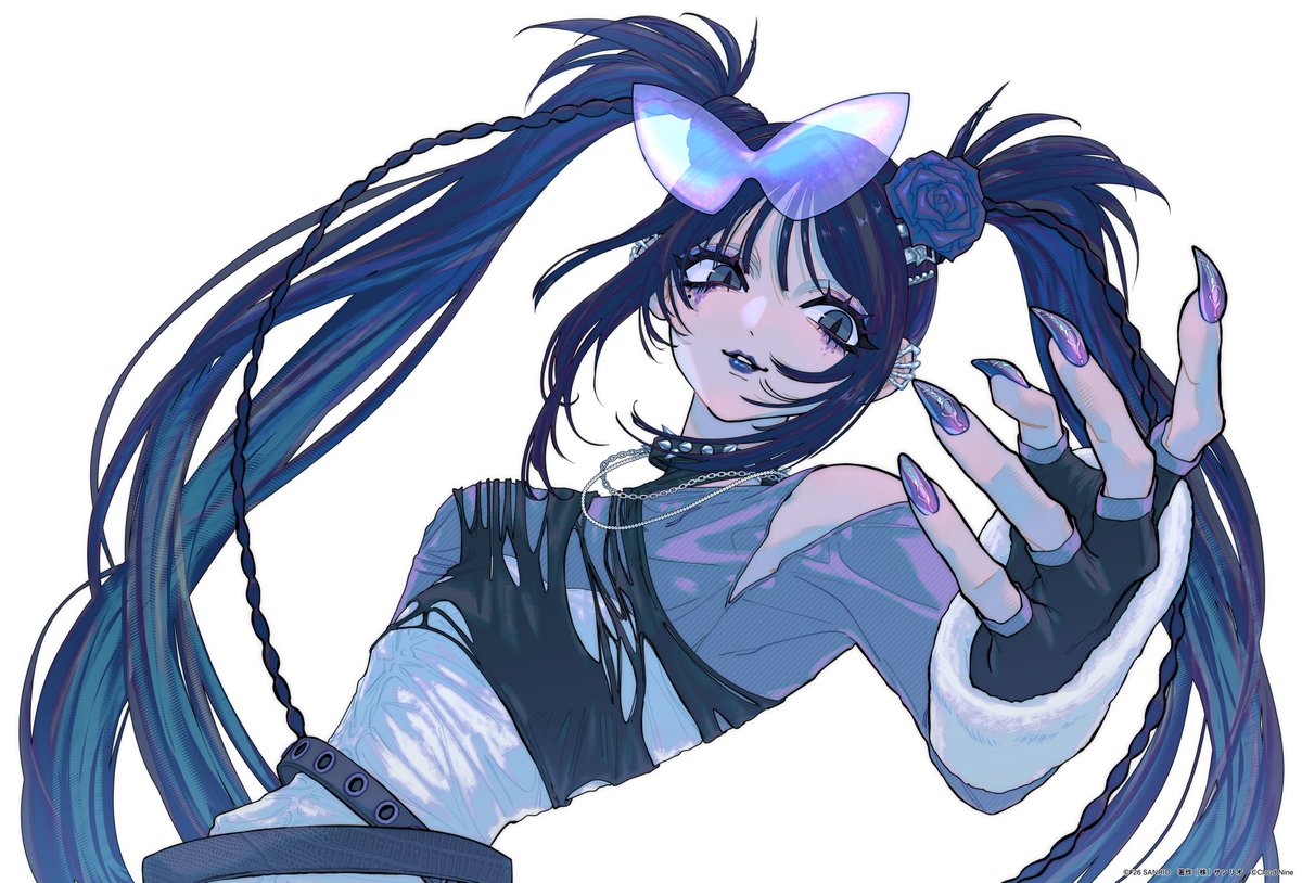yosh1to_'s tweet photo. ⬛︎ お仕事

Ado × KUROMI「DND feat. KUROMI」Music Videoにて、Ado様のイラスト＆MV版ビジュアルデザインを担当いたしました💙💜

#Ado #DND #Ado_DND https://t.co/5Nt9ji7lKc
