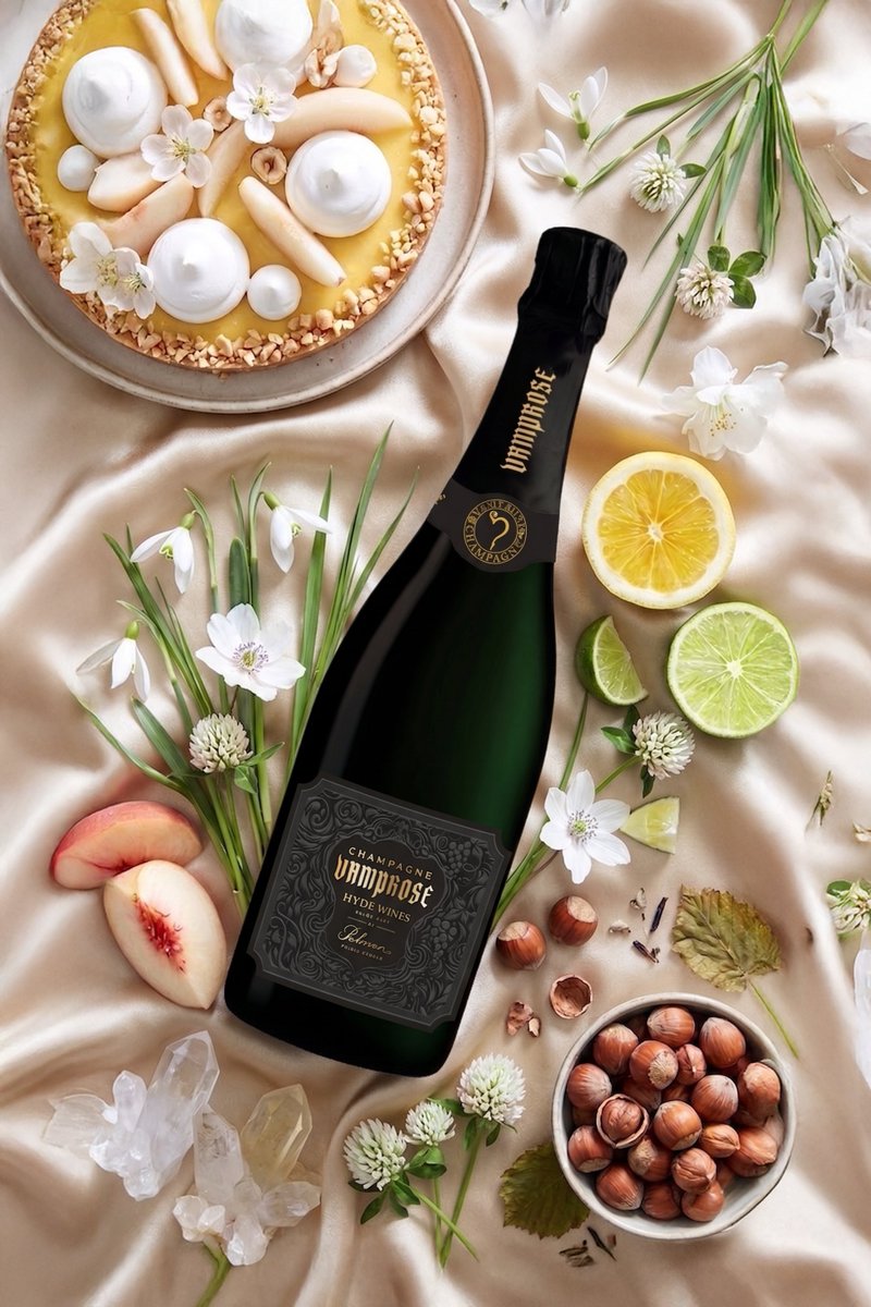 vamprose_wines's tweet photo. 【Champagne｜本日全国発売】

特別な夜の幕開けに至高の一杯を

「シャンパーニュ エクストラ・ブリュット byパルメ」
果実や柑橘、ヘーゼルナッツの繊細な香り。ドライな味わいに48ヶ月の瓶内熟成による深みと清々しい余韻。

名門パルメの伝統と革新が息づく特別な一本

#HYDEWINES
#HYDE
#VAMPROSE https://t.co/f01u0qGIwv