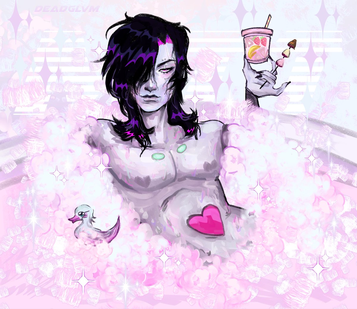deadglvm's tweet photo. Taking a shower #mettaton https://t.co/EE89m8KLzy