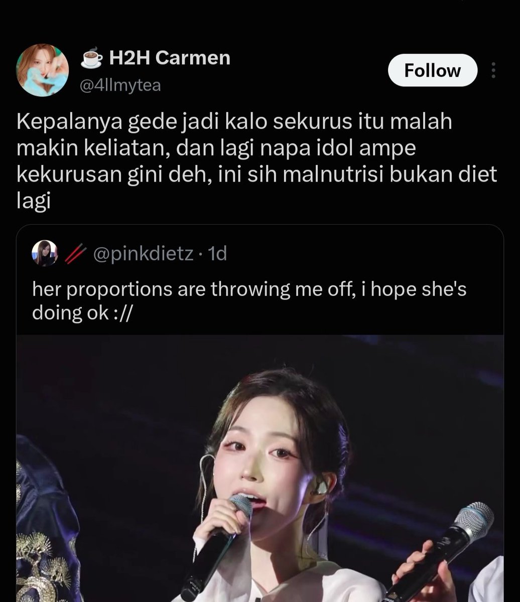 wwinalan's tweet photo. lah fans carmen pas akgae carmen bertingkah dan blunder ngatain idol orang = set-up, haters 😹

hit tweet hujat idol orang habis itu share tweet donasi 🤣 apalah mau idol nya menang dengan cara haram JELEK NOISE MARKETING NYA WAYAE WAYAE 🤣🤣 https://t.co/qsS57kREAc