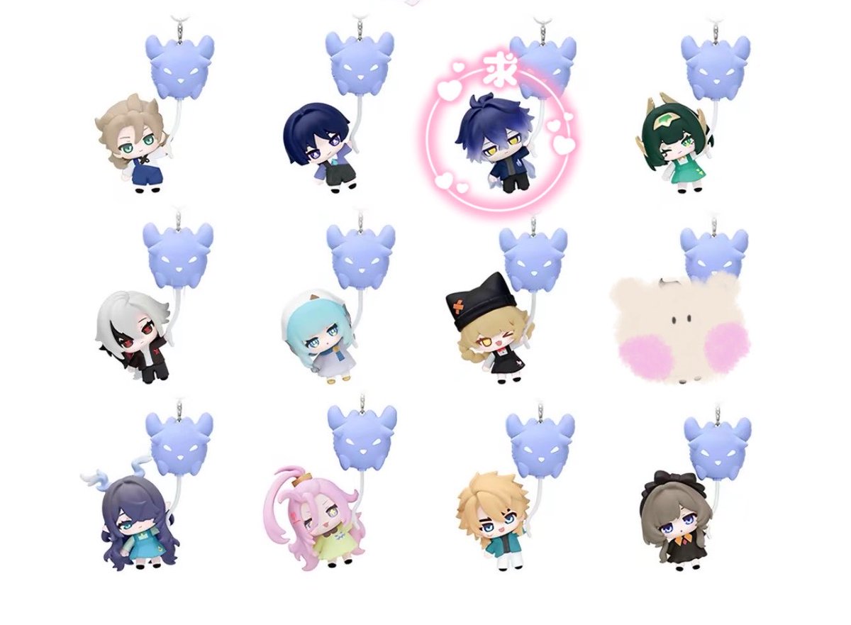 poconacona's tweet photo. 交換 譲渡 
原神 風船 祈月飘游记 ぶら下がりチャーム

求♡フリンズ
譲♡画像のもの
🌟BOXで購入予定
🌟譲渡の場合は各1050円+国際送料(かかった額÷12)
🌟放浪者、アレルッキーノ、ファルカの単体譲渡不可

交換優先で探してます！
お気軽にお声かけください。 https://t.co/I8ekpbI4iy