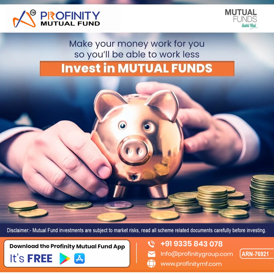 profinitymf's tweet photo. Put your money to work for your goals. 🌱💰

Start your investment journey with the Profinity Mutual Fund App.

#MutualFunds #SIP

Mutual fund investments are subject to market risks. Read all scheme related documents carefully before investing. https://t.co/ubY0EYxdfk