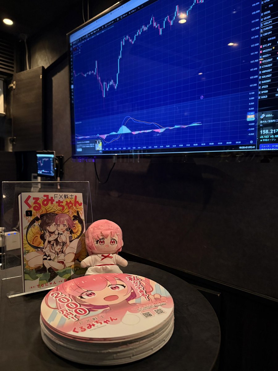 fxkurumi_info's tweet photo. 新橋から歩いていけちゃう
「投資家バーSTOCK PICKERS」(@stockpickersbar )さんにて、
ポスター掲出中！
これであなたもFX戦士？！リバーシブルうちわも配布中です♪

#FX戦士くるみちゃん https://t.co/0KjsrjmaYY