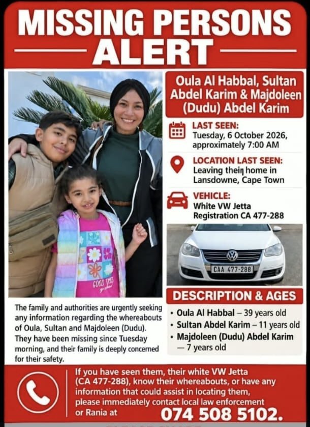 Abramjee's tweet photo. #Missing https://t.co/ZQad1OWYsB