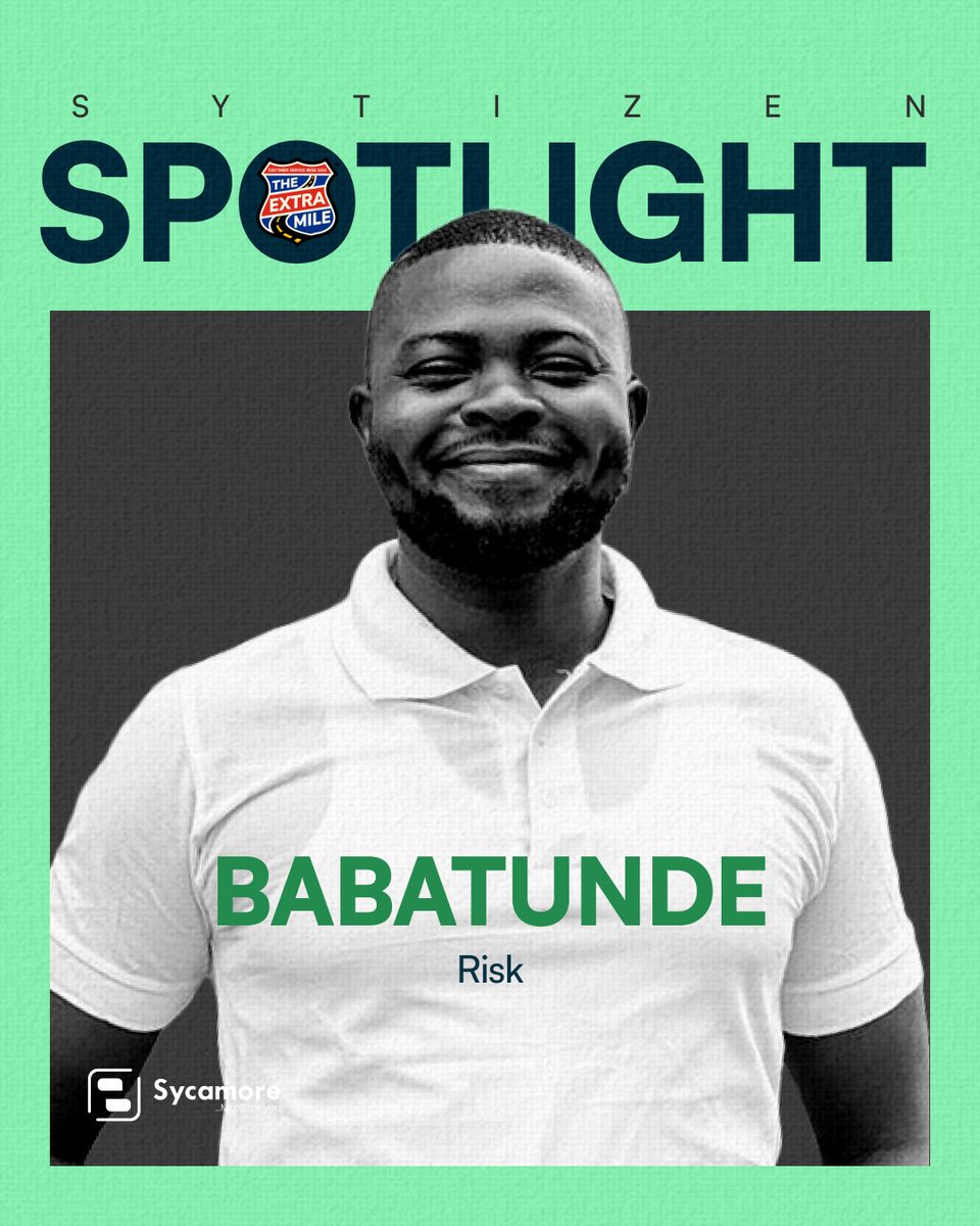 SycamoreNG's tweet photo. Babatunde from the Risk Team shares how his team protects the customer experience by keeping customers safe while making the KYC process as seamless as possible. From preventing fraud to identifying risks, the team works to maintain security without creating unnecessary delays for genuine customers💚✨

#csw2026
#Sycamoreforyou