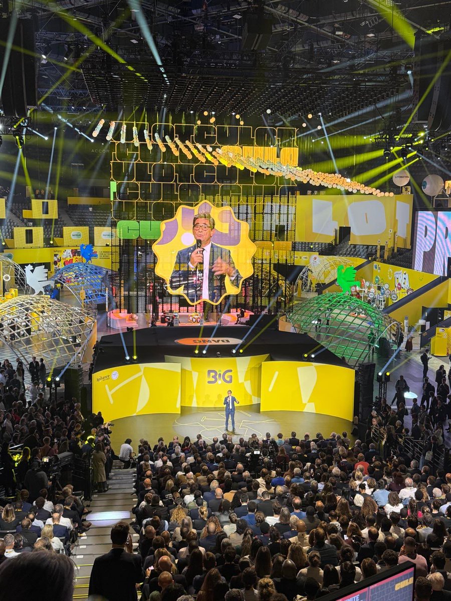 Paul_F_Fournier's tweet photo. Plus que l'audace : le culot. C'est le message de @NicolasDufourcq pour ouvrir #BIG2026. Et ce culot est contagieux : à nous de le transmettre aux chercheurs, aux startups, aux industriels 🚀 #Deeptech https://t.co/RU3lvjmVcj