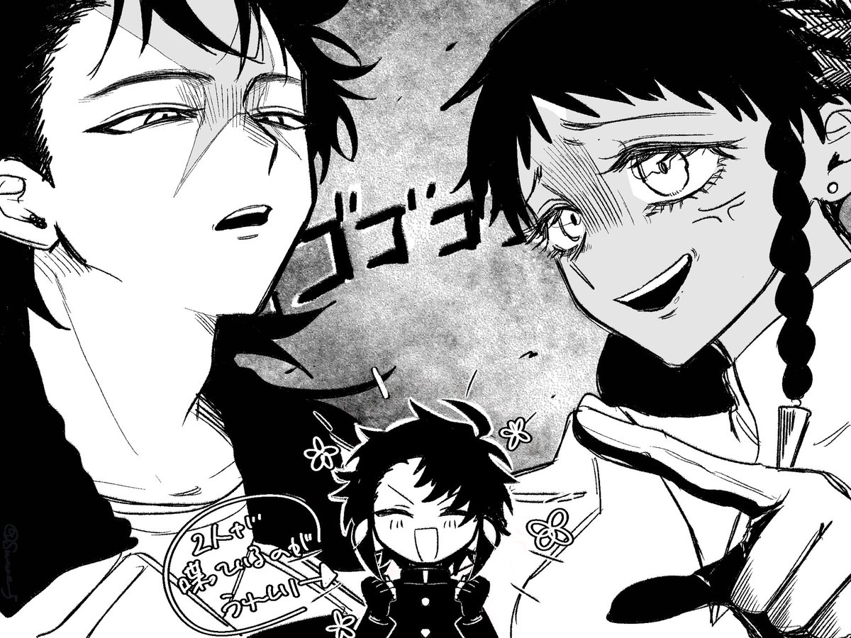 Sumoa_5's tweet photo. #IchitheWitch #魔男のイチFA 

「師匠」VS「師匠」 https://t.co/B66eyAwo57