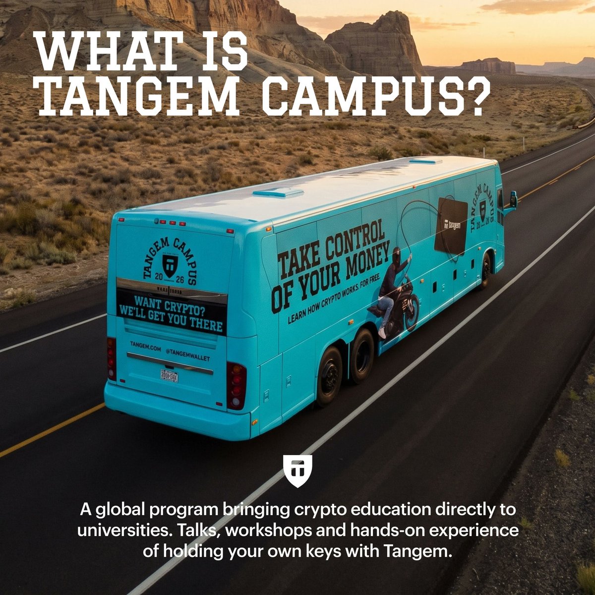 yixing10___'s tweet photo. Taking Tangem Campus across America! 🚌 https://t.co/cUiQS3l1GS