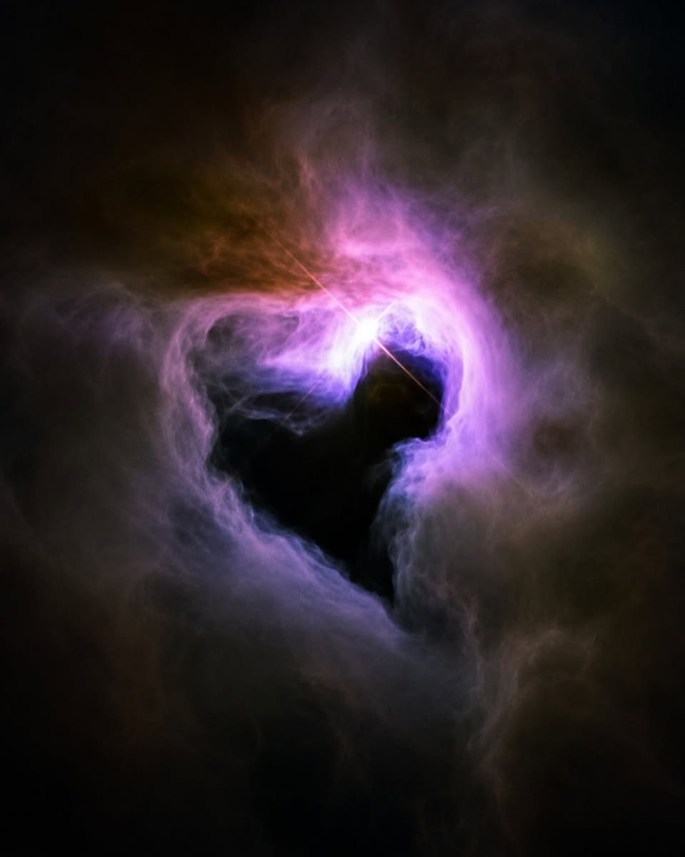 strawariberri's tweet photo. NASA found a nebula shaped like a heart... happy minchantober everyone <3 https://t.co/PYthpNcdiO
