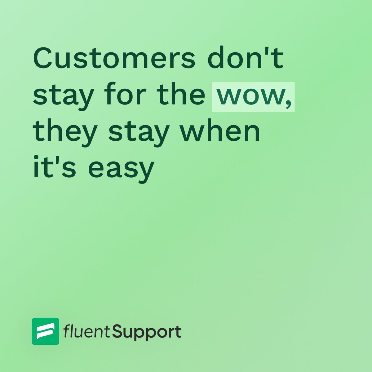 FluentSupportWP's tweet photo. Customers don't stay for the wow. They stay when it's easy.

A study of 75,000+ customers (Dixon, Freeman, Toman, HBR) found going above and beyond barely moved loyalty. Effort did.

Pull 10 recent tickets. Count how many times the customer had to repeat themselves. https://t.co/8GSGSDMLp2