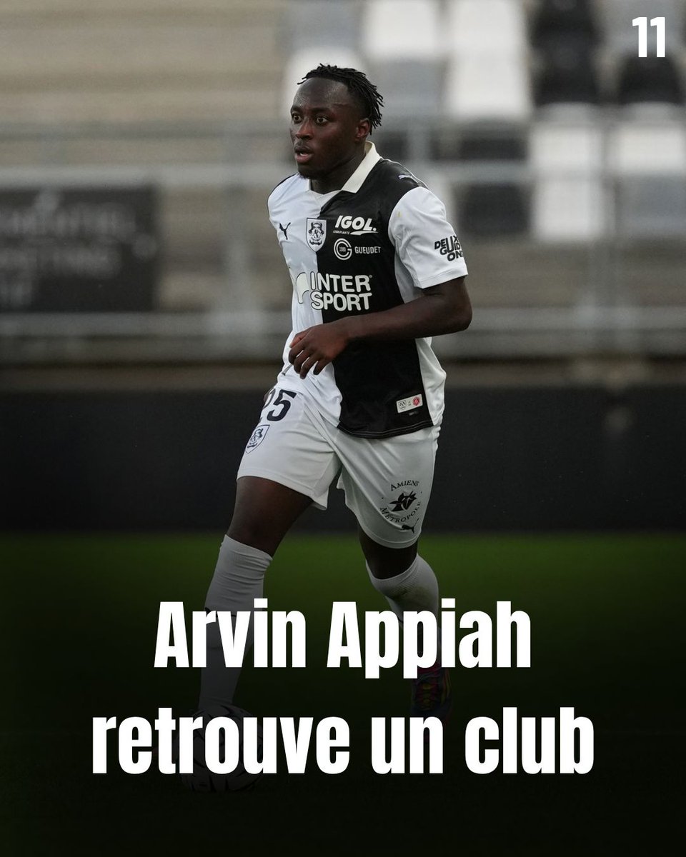 le11amienois's tweet photo. [MERCATO 🚨]
Arvin Appiah (ex-Amiens SC) retrouve un club !
Après sa grave blessure la saison passée sous le maillot picard, l'ailier de 25 ans s'est engagé avec Bristol Rovers (League Two) et a déjà rejoué en match officiel 🤝
🔗 https://t.co/VRFAgQkFF4
#AmiensSC #Ligue3 https://t.co/0WuuDfL3NY