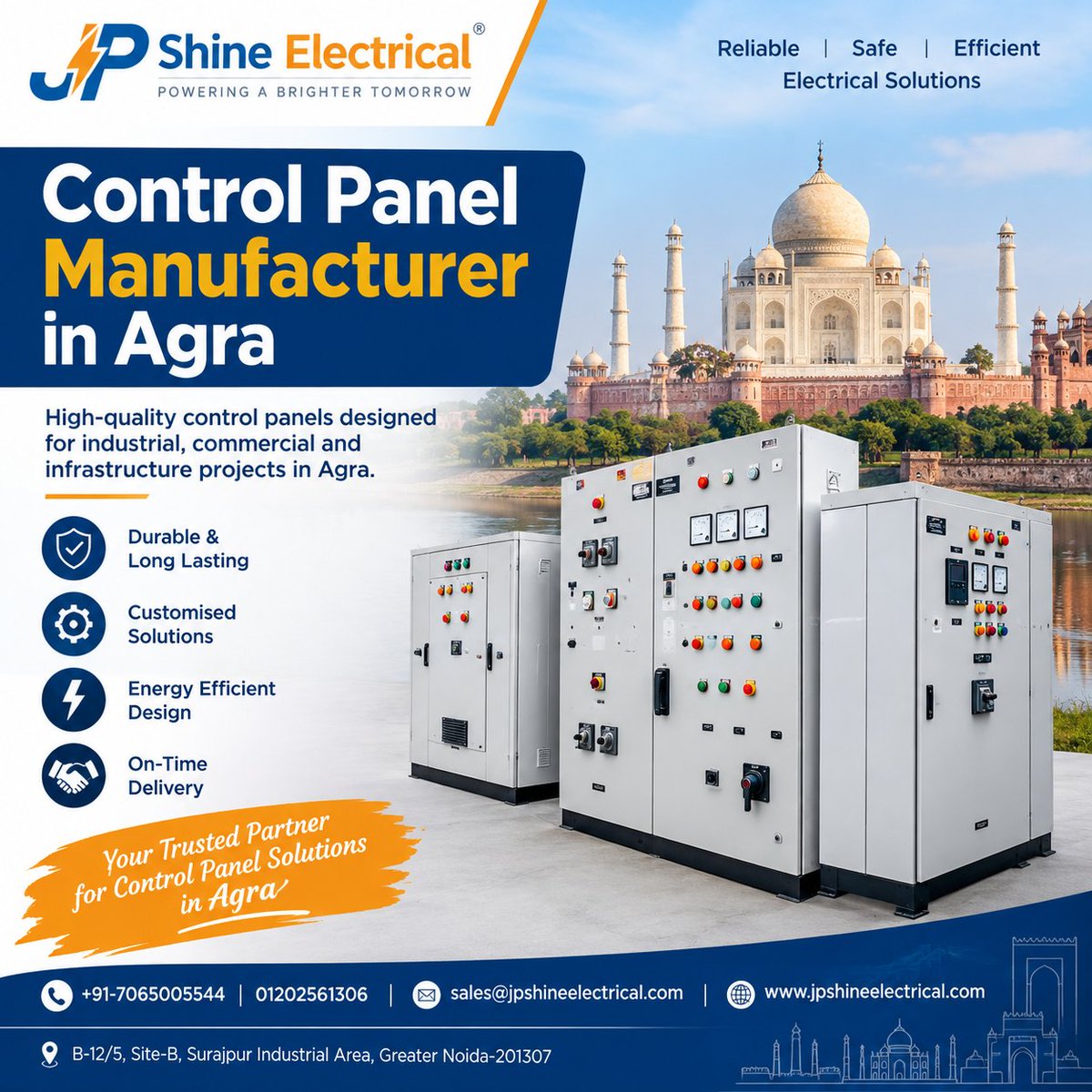 jpshineelec's tweet photo. Control Panel Manufacturer in Agra | JP Shine Electrical
Reliable, durable &amp; customised control panels for industrial and commercial projects in Agra.
91-7065005544
#Agra #ControlPanel #NanaPatekar #ElectricalPanels #GalaxyS25BestBBDDeal #One8OnBlinkit
https://t.co/jFHbg54x0M https://t.co/tcPgIJ585N