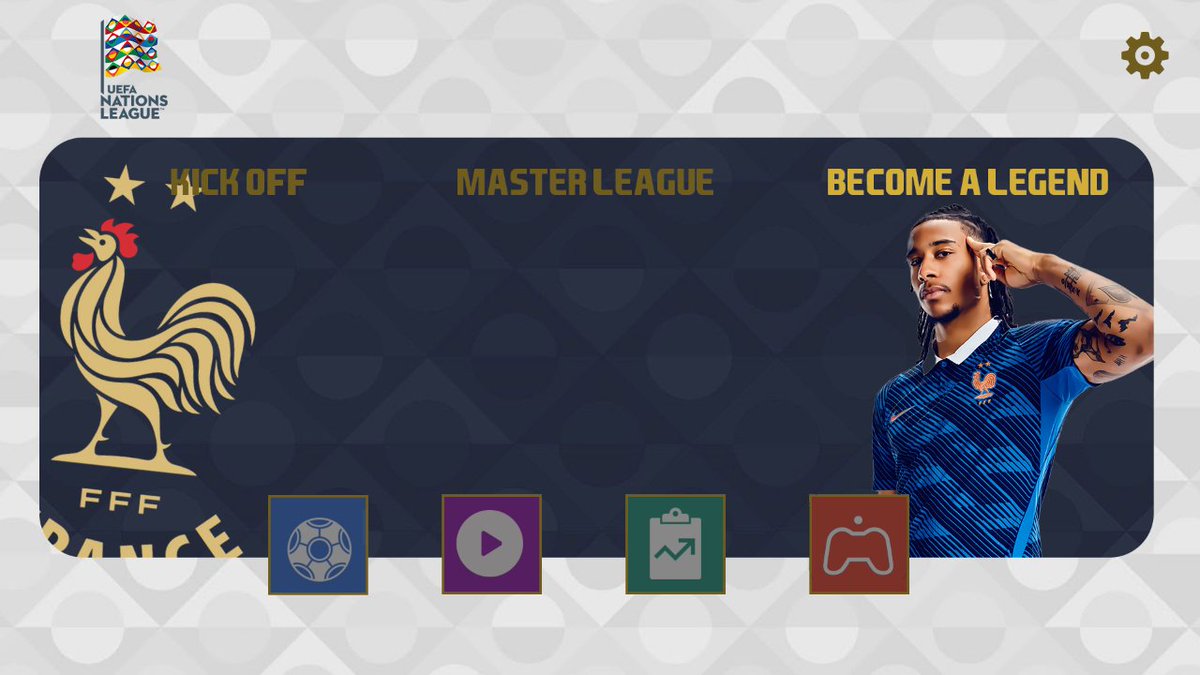 pesfiles_com's tweet photo. PES 2021 Intro & Menu UEFA Nations League 2026/27 by diyaad
https://t.co/33zh2uHJOt
Presenting a graphic menu for #PES2021
#eFootball2027 #PES2021 #eFootball #pesfiles #PES2017 #PES https://t.co/XiX9piQQp5