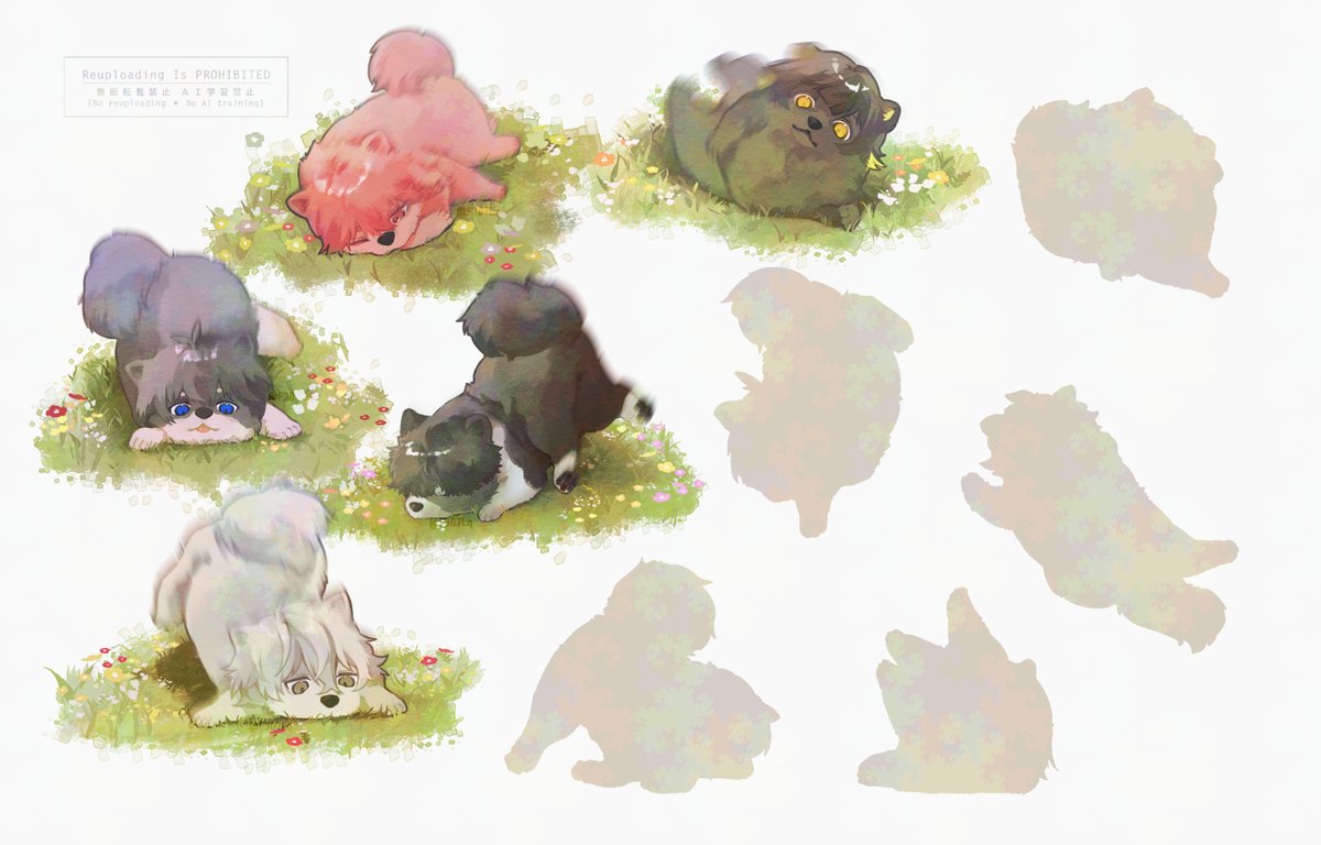 F307Lq's tweet photo. 進捗　色合いがかわいい(※獣化) https://t.co/9tWQ9xd4oQ