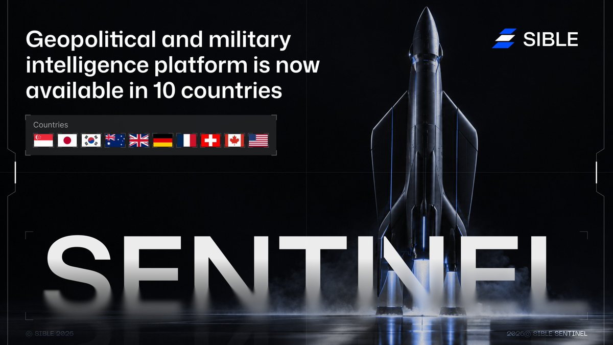 alex_sibleai's tweet photo. Sible Sentinel currently covers 10 countries across three regions:

Asia-Pacific: Japan, South Korea, Australia, and Singapore
Europe: United Kingdom, Germany, France, and Switzerland
North America: Canada and the United States

Users worldwide can contribute by evaluating and training data related to these markets, helping improve the accuracy, reliability, and depth of the platform’s intelligence.
Sible is not positioned as a free-mining project. We are building participatory AI infrastructure where users contribute meaningful resources—including data evaluation, model training, and computing power—to help strengthen the network and its intelligence systems.
Our ambition is to establish Sible Sentinel as one of the world’s leading geopolitical and military intelligence platforms.