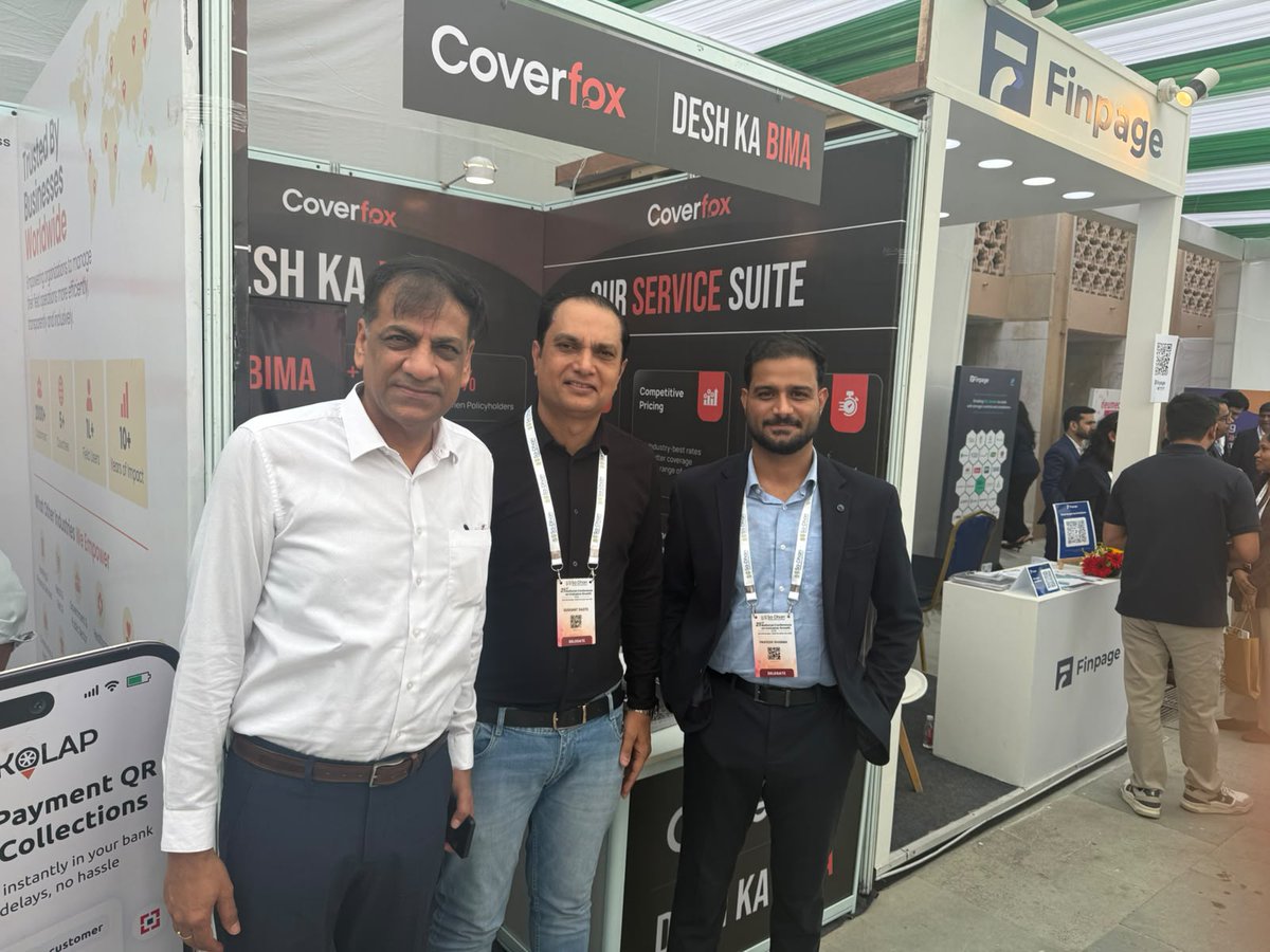 Coverfox's tweet photo. Day 1 at the 21st Sa-Dhan National Conference on Inclusive Growth 2026 brought plenty of conversations around insurance, distribution and financial inclusion for the Coverfox team.

Couldn’t make it today? Come meet us tomorrow at Booth No. 2.

few snapshots from the event. https://t.co/aSgi6air9l