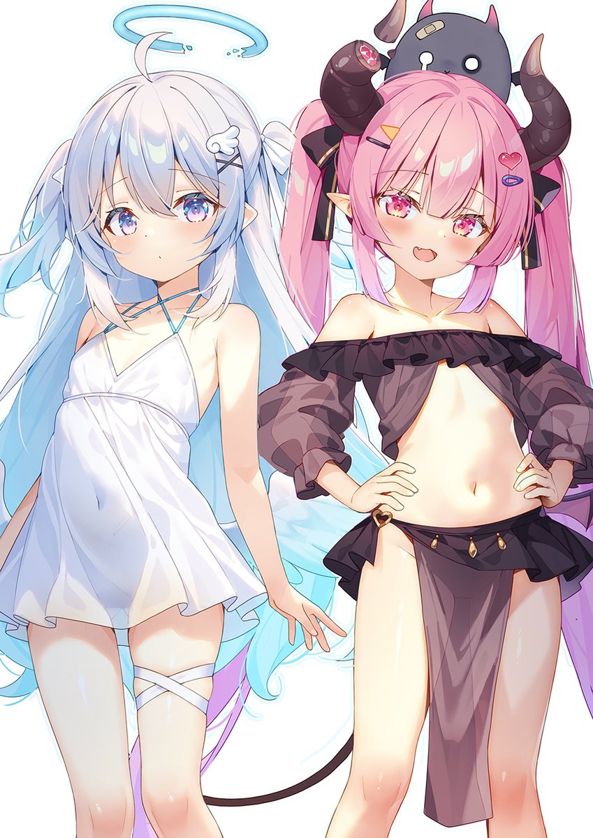 usagi_takumichi's tweet photo. 娘のシロちゃんとクロちゃんが生まれました！
＃オリジナル https://t.co/7wmlspmJ8J