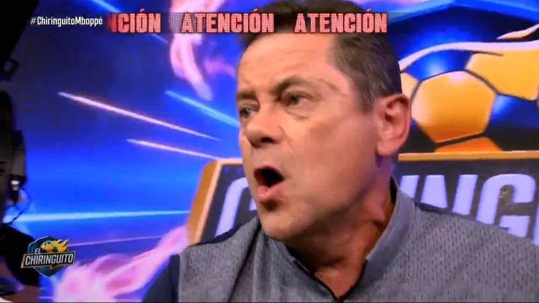 BarcaTimes's tweet photo. 🚨🗣️ @As_TomasRoncero (El Chiringuito): “We [Madrid] are going to put 4 goals past you culers in the Clásico. You’re LOSERS.” 😤 https://t.co/VTblxudg0W